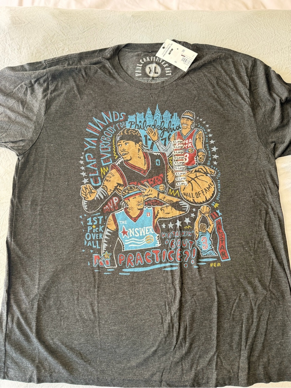 Graphic Grey Men's Crew Neck T‑Shirt - XL
